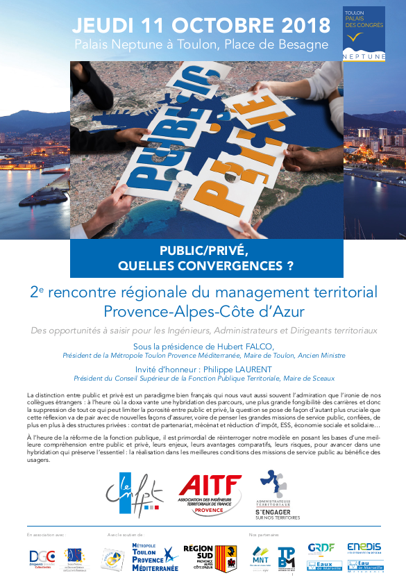 2eme Rencontre Régionale du Management Territorial Provence Alpes Côte d’Azur.