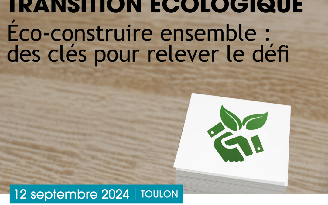 3e édition du Forum Achats publics & Transition Ecologique